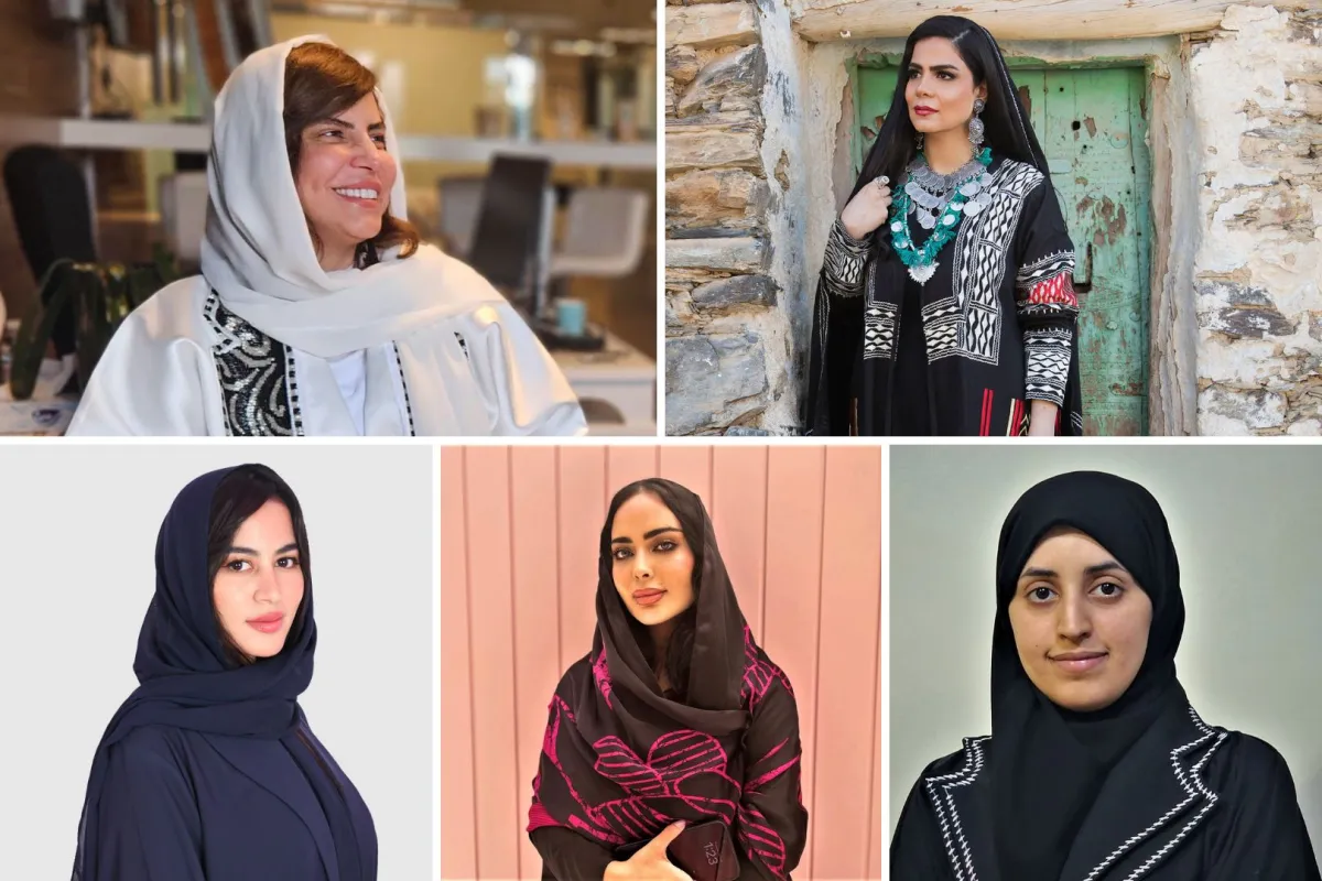 5 مصممات سعوديات  برؤية 2030 ولمسات إبداعية معاصرة  