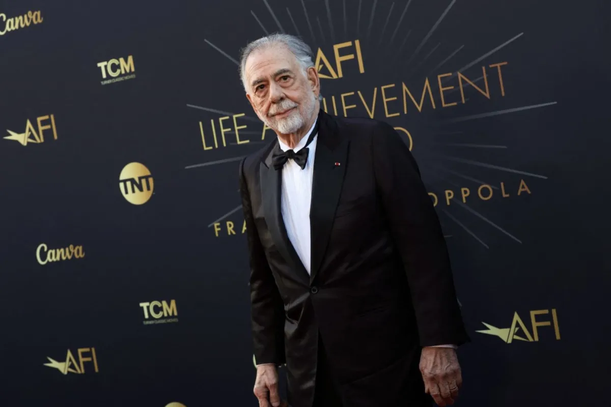فرانسيس فورد كوبولا في مسرح دولبي في هوليوود، كاليفورنيا (Francis Ford Coppola at The Dolby Theatre in Hollywood, California). مصدر الصورة: VALERIE MACON / AFP