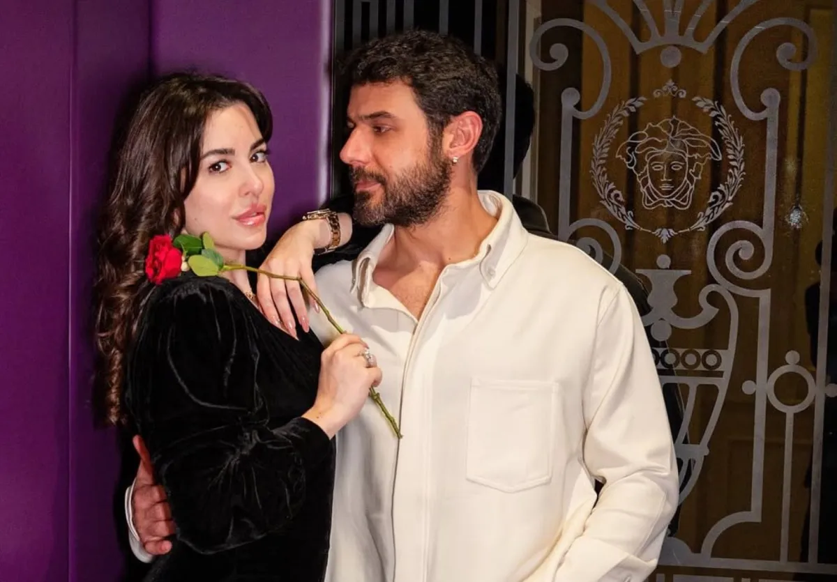 سارة أبي كنعان وزوجها وسام الفارس- الصورة من صفحتها على إنستغرام