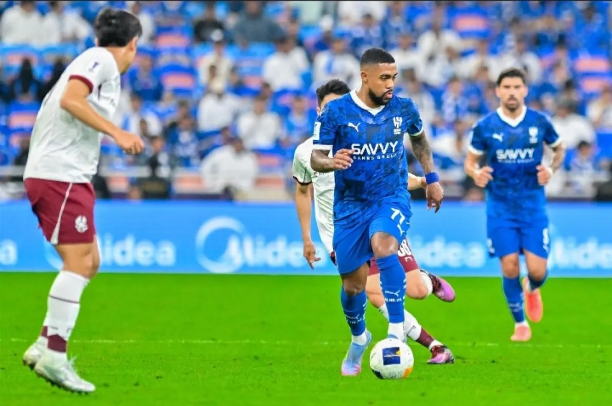 لقطات من لقاء الهلال في منافسات دوري أبطال آسيا اليوم - الصورة من واس 