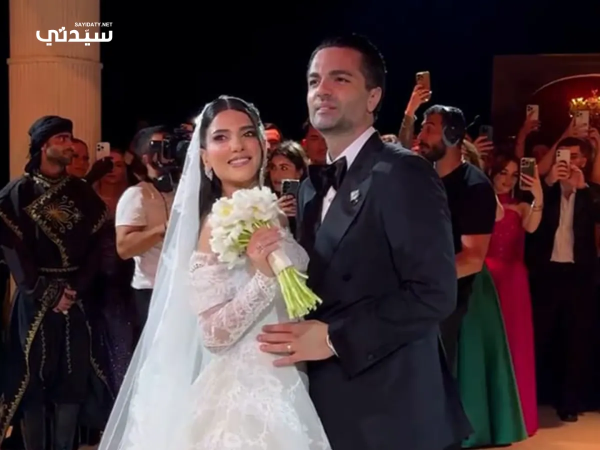 الزوجان نارين عمارة ورامي سامو- تصوير خاص سيدتي