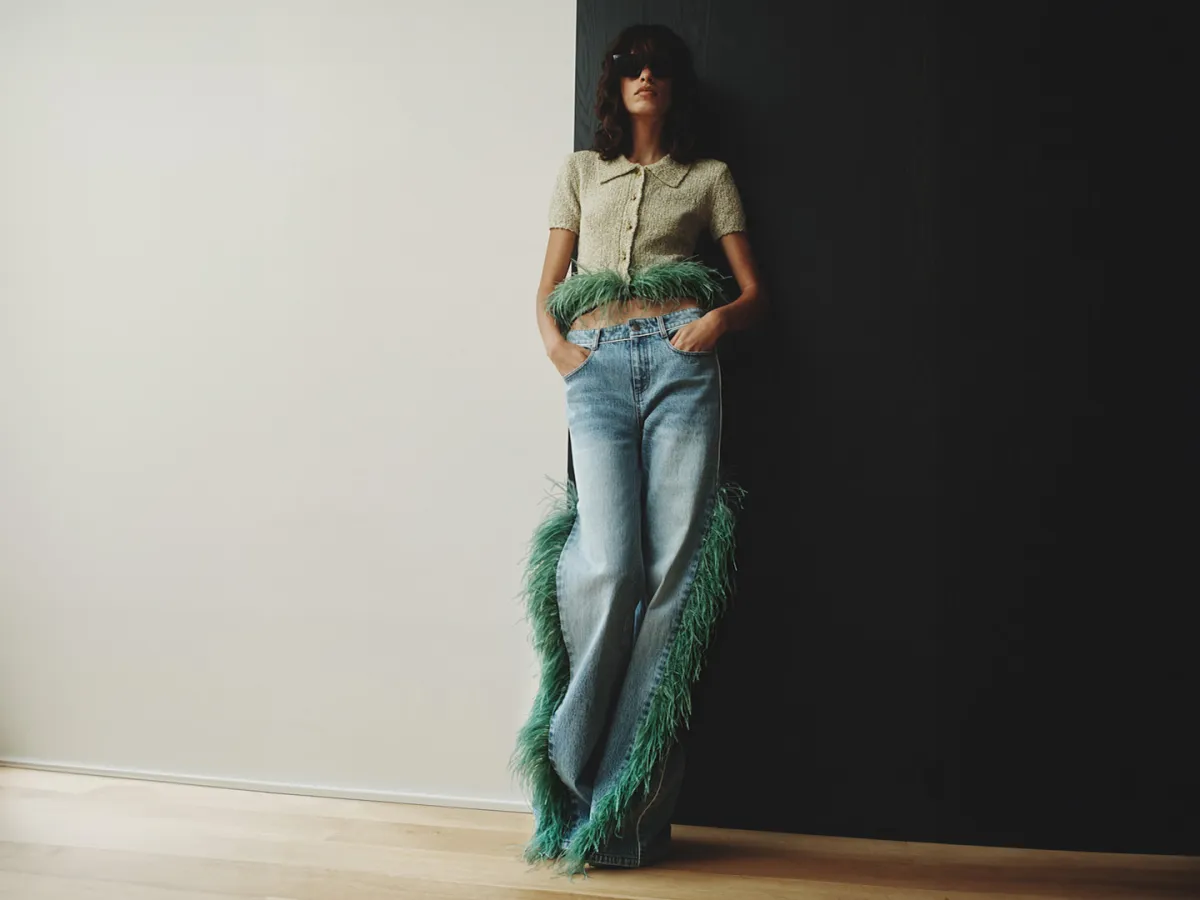 بنطلون جينز من Hellessy - الصورة من Launchmetrics/Spotlight ©