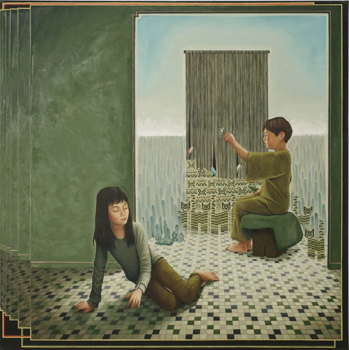 لوحة للرسام الأرجنتيني إدواردو نافارو 