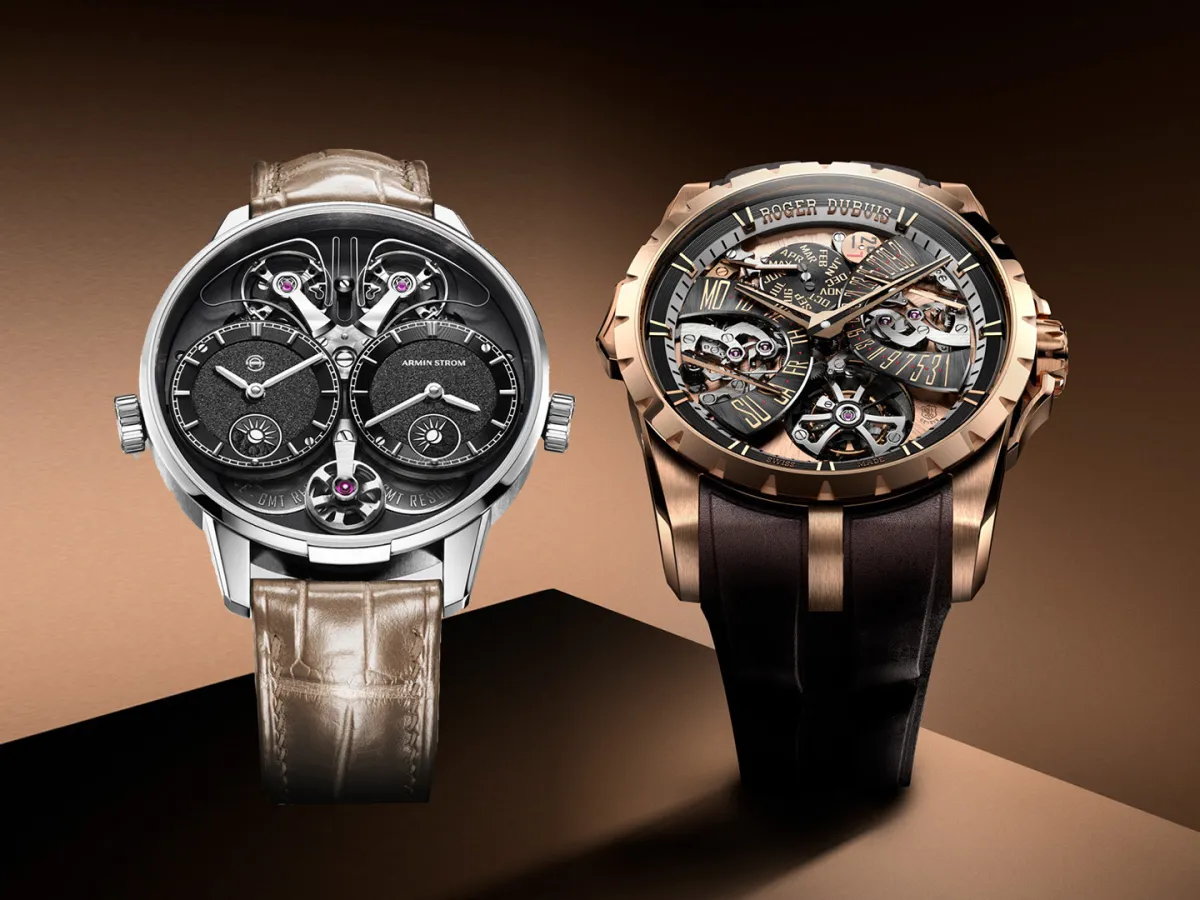 ساعات جلد شهدها معرض الساعات والعجائب في جنيف 2025