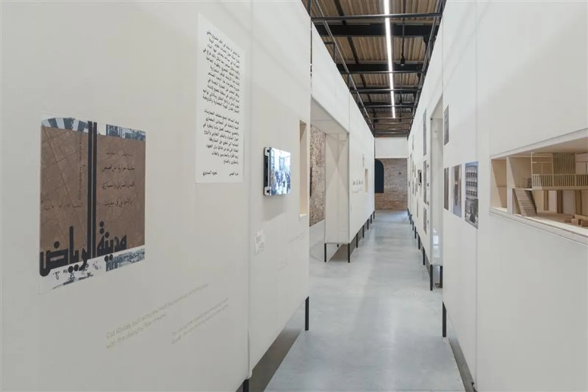 الجناح السعودي في بينالي البندقية( مصدر الصورة  هيئة الهندسة المعمارية والتصميم، المفوضة للجناح الوطني للمملكة العربية السعودية.
