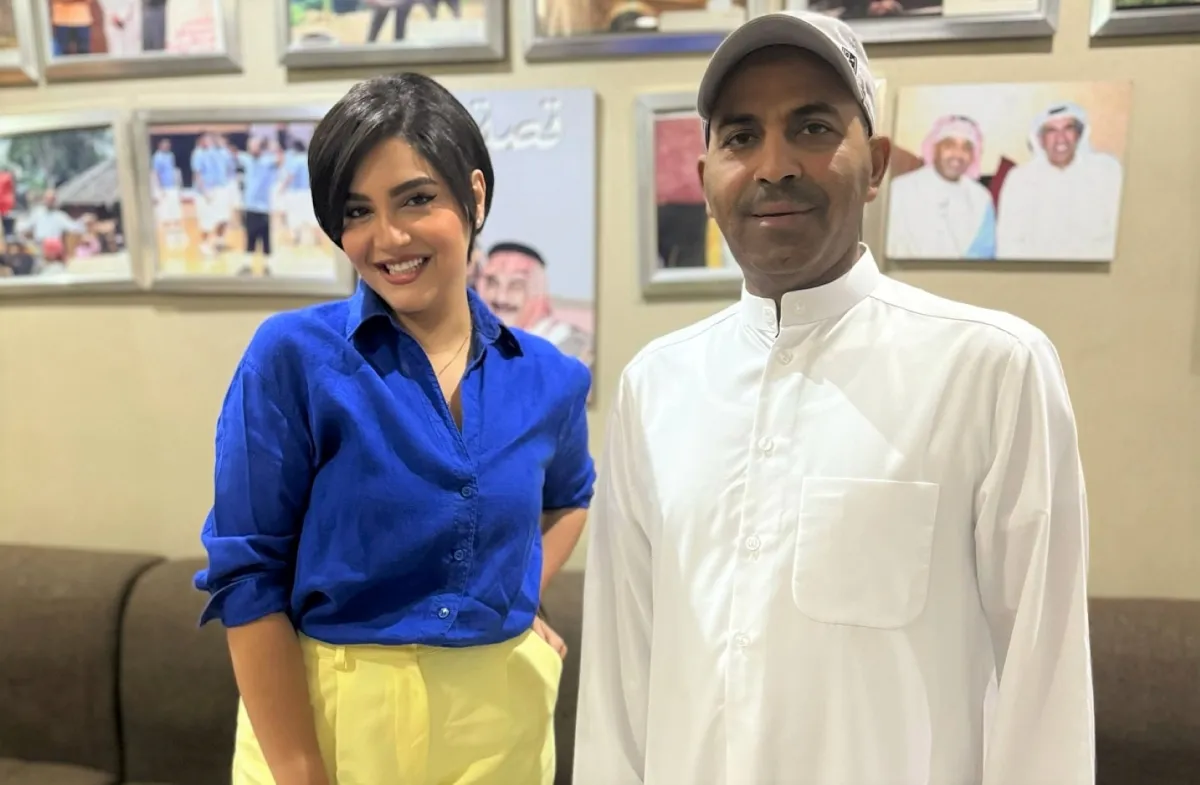 طارق العلي ونورا بالألف -الصورة  من حسابها على إنستغرام