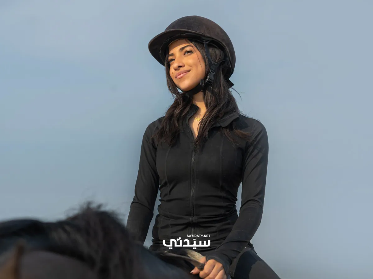الممثلة المصرية وعاشقة الفروسية جيسيكا حسام الدين: