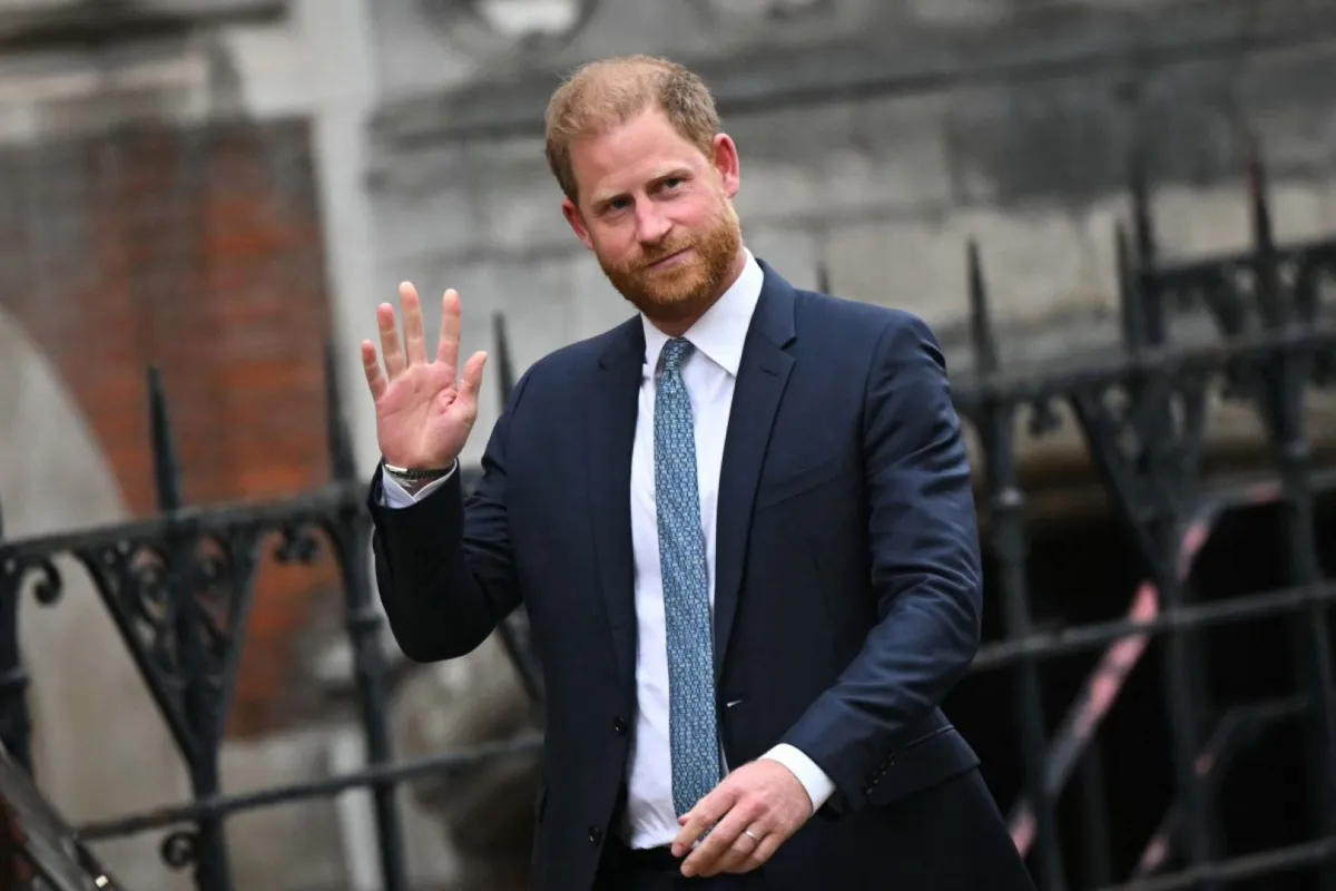الأمير هاري دوق ساسكس في وسط لندن (Prince Harry Duke of Sussex in central London). مصدر الصورة: JUSTIN TALLIS / AFP