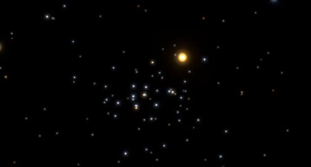 ستكون هه الظاهرة مرئية بسهولة من خلال المناظير أو التلسكوبات الصغيرة