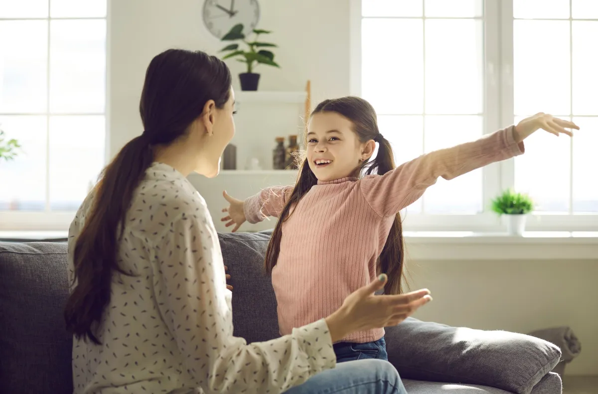 صورة لأم مع ابنتها