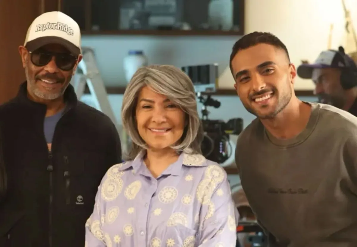 كواليس مسلسل الصحبة الحلوة - الصورة من صفحة منصور البلوشي على إنستغرام