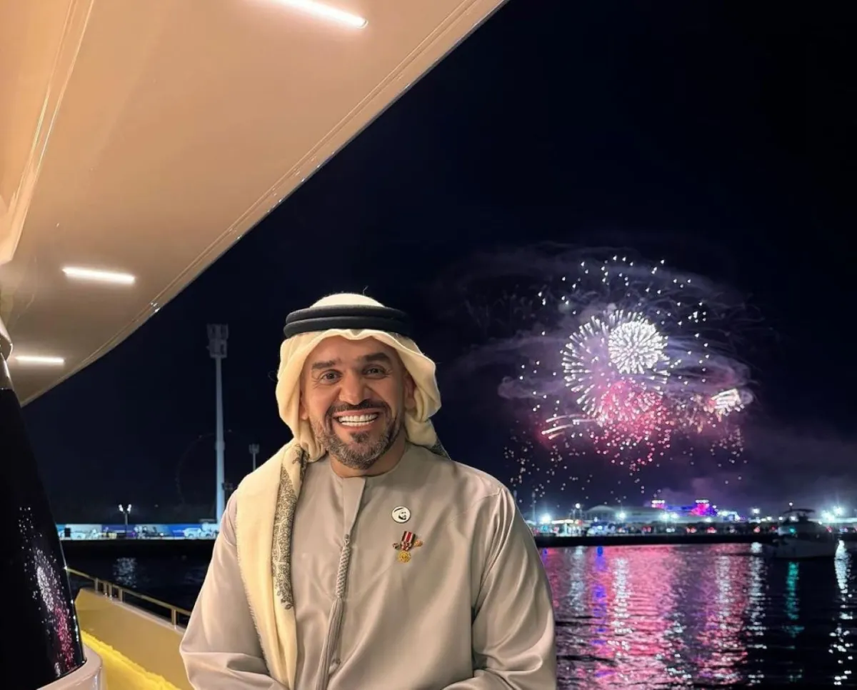 الصورة من حساب حسين الجسمي على إنستغرام