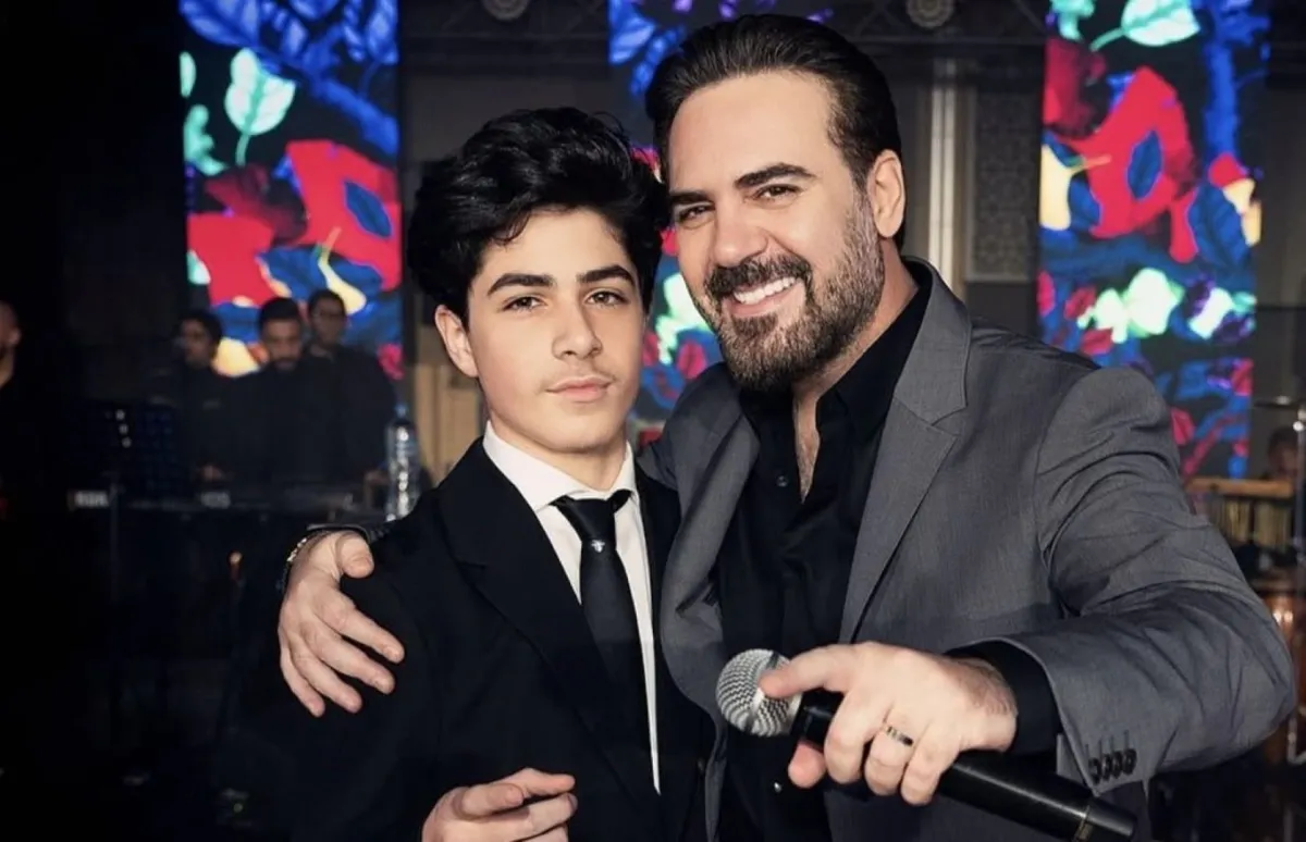 وائل جسار ونجله- الصورة من حسابه على إنستغرام