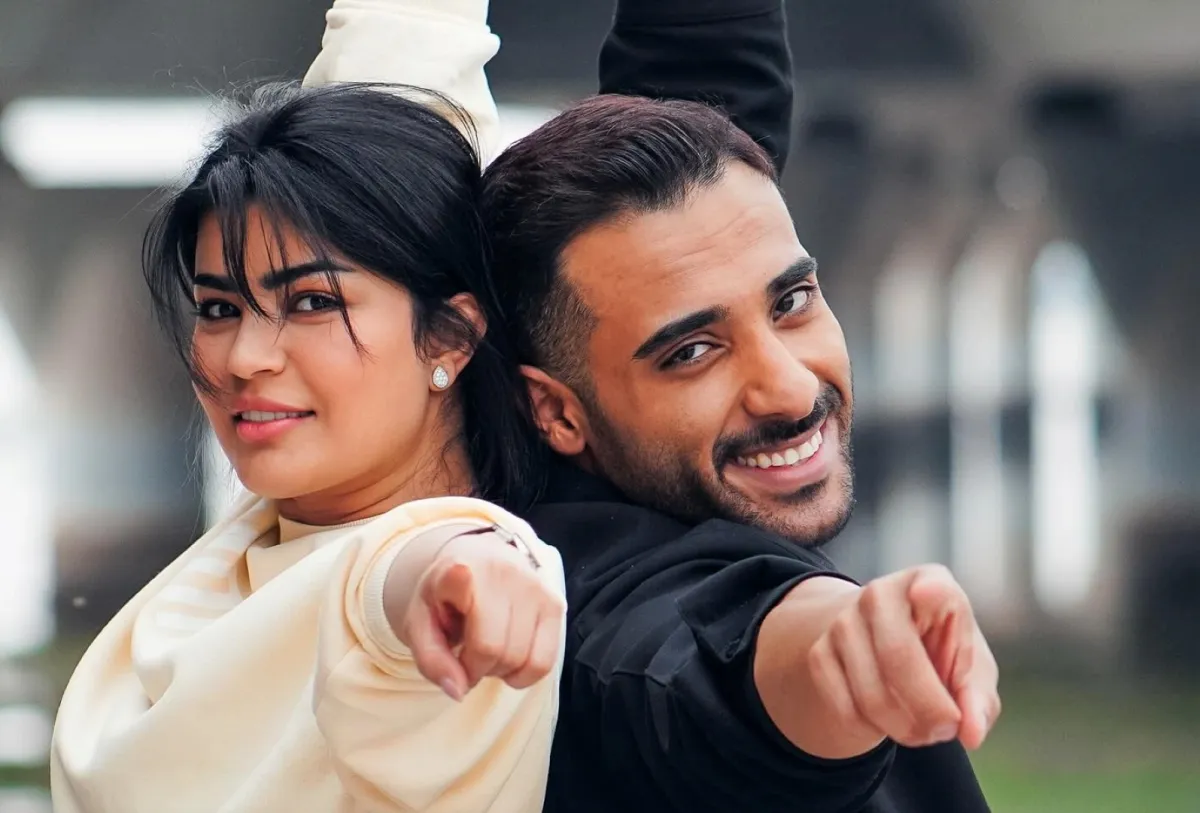 منصور البلوشي وميلا الزهراني- الصورة من حسابه على الانستغرام