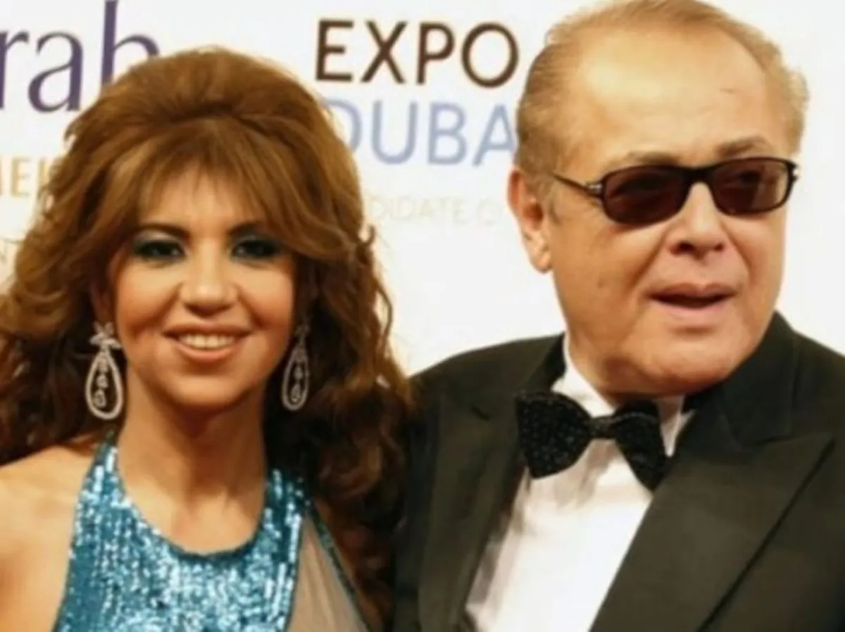 بوسي شلبي مع الراحل محمود عبد العزيز- الصورة من حساب النجمة سوسن بدر على إنستغرام