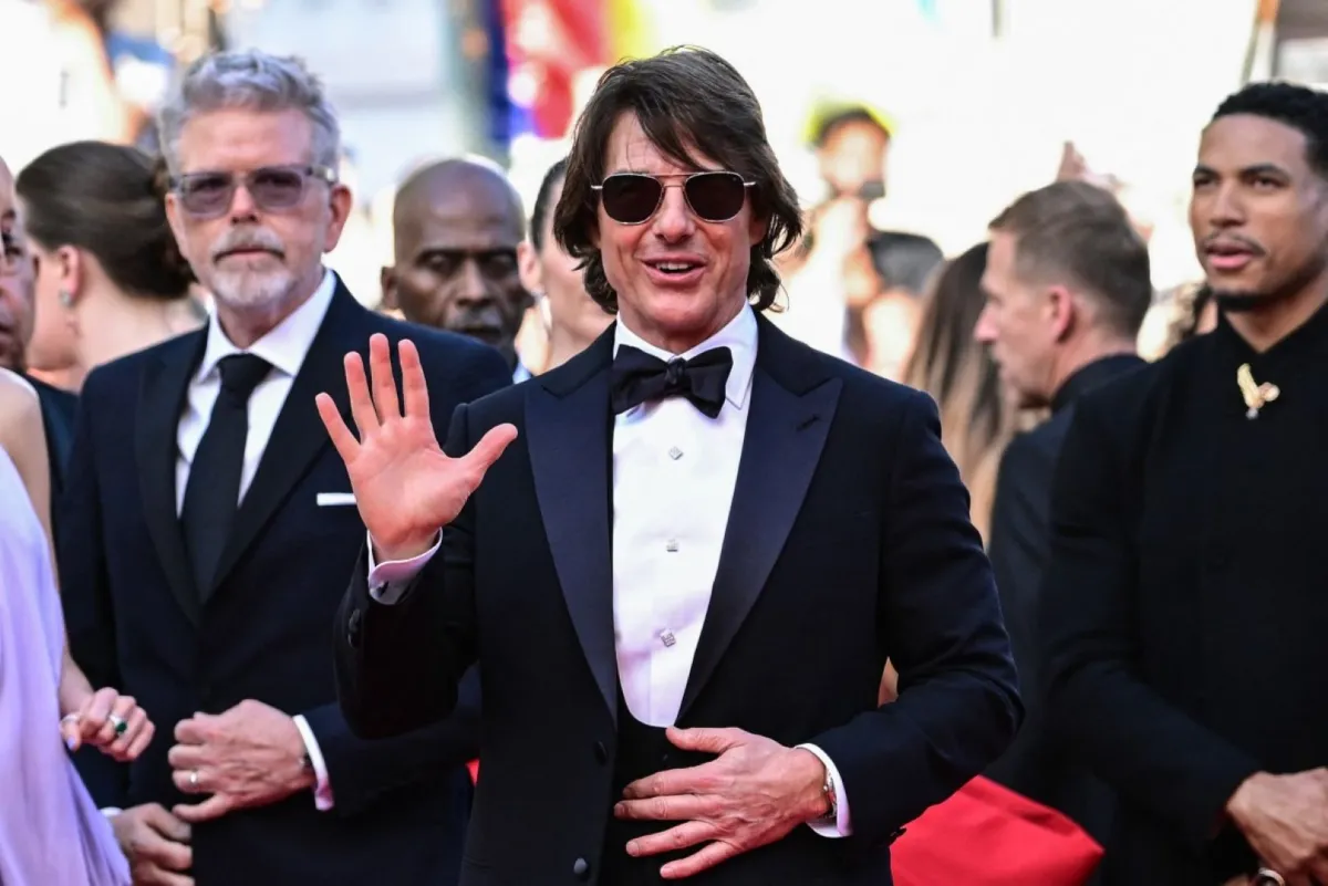 توم كروز في الدورة 78 من مهرجان كان السينمائي في كان، جنوب فرنسا (Tom Cruise at the 78th edition of the Cannes Film Festival in Cannes, southern France). مصدر الصورة: Miguel MEDINA / AFP