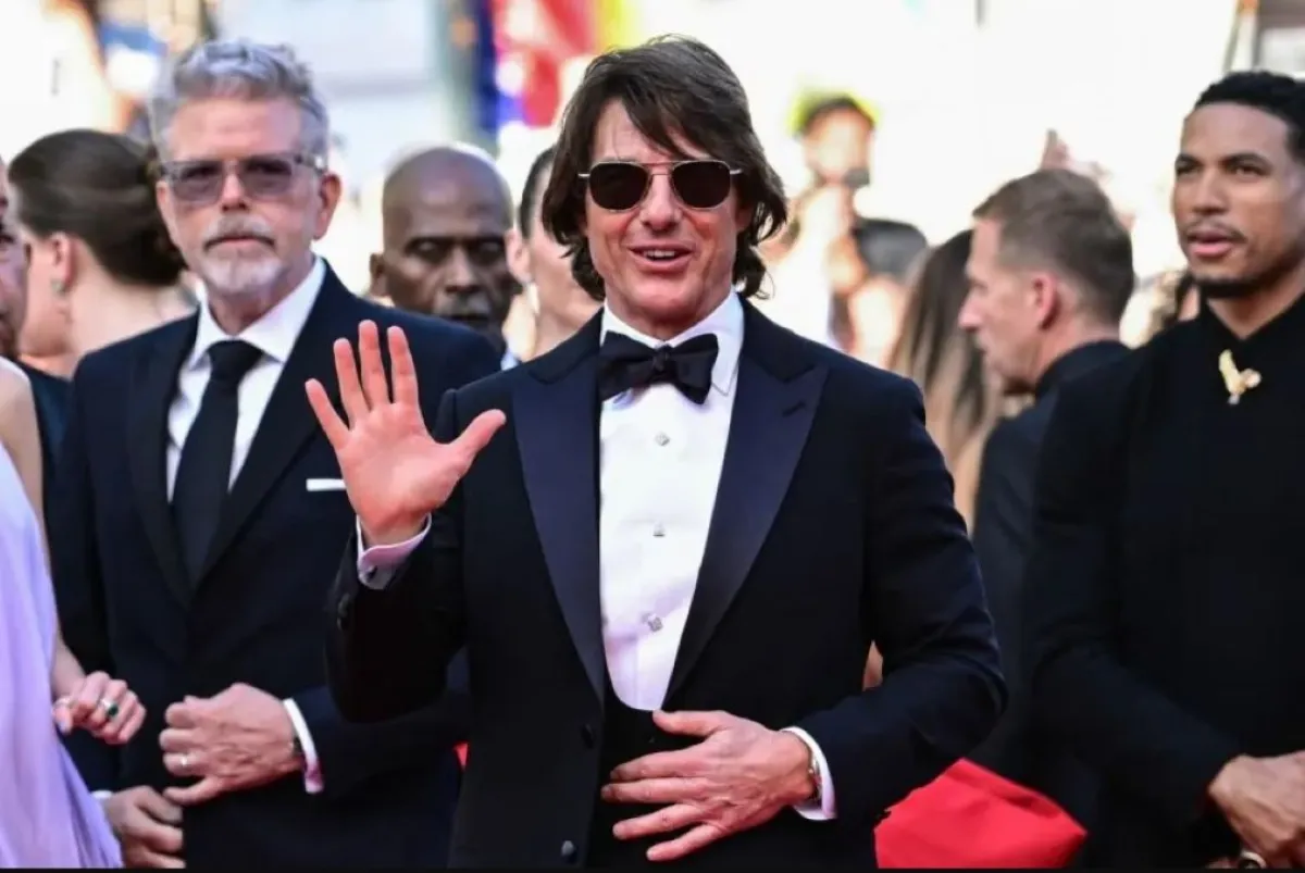 توم كروز في الدورة 78 من مهرجان كان السينمائي في كان، جنوب فرنسا (Tom Cruise at the 78th edition of the Cannes Film Festival in Cannes, southern France). مصدر الصورة: Valery HACHE / AFP