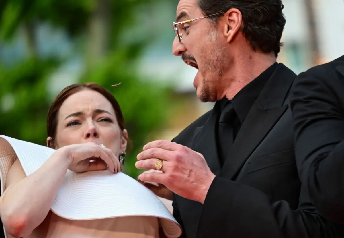 بيدرو باسكال وإيما ستون في الدورة 78 من مهرجان كان السينمائي في كان، جنوب فرنسا (Pedro Pascal and Emma Stone at the 78th edition of the Cannes Film Festival in Cannes, southern France). مصدر الصورة: Miguel MEDINA / AFP