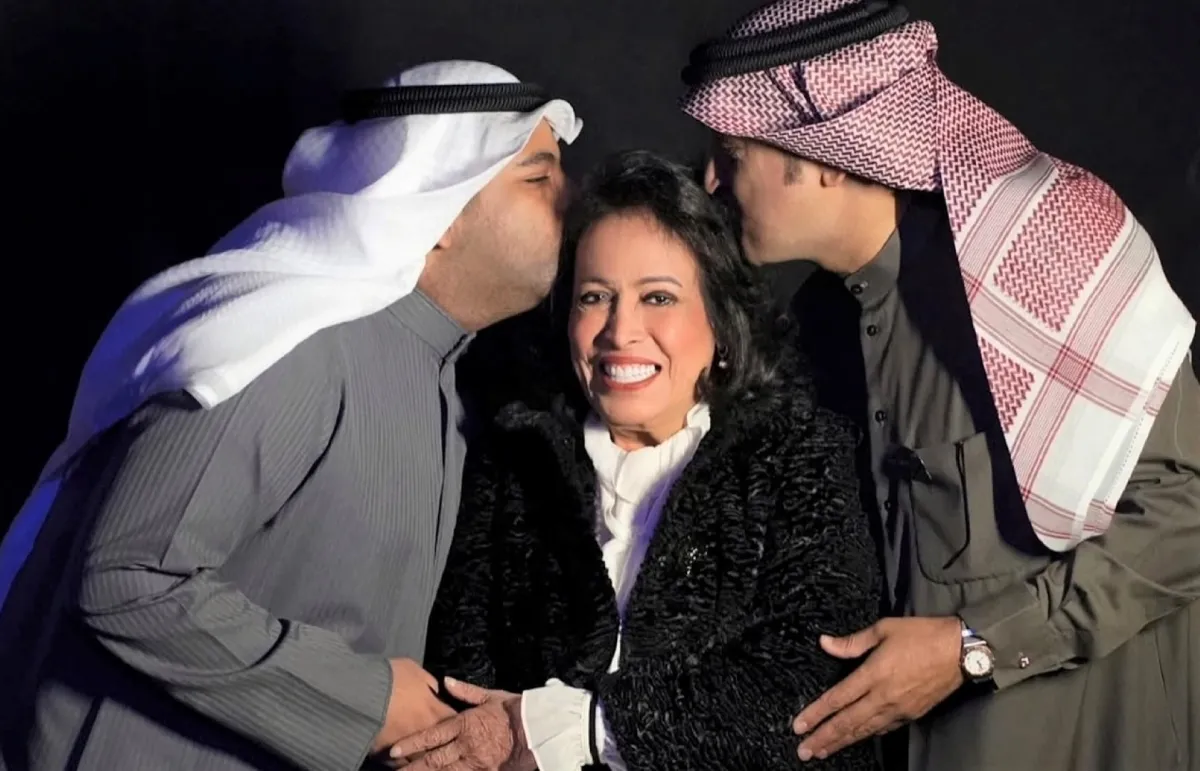 خالد المظفر وحياة الفهد- الصورة من حسابه على الانستغرام