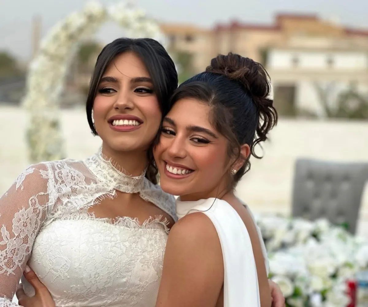 مايان السيد في كتب كتاب شقيقتها- الصورة من حساب مايان على إنستغرام