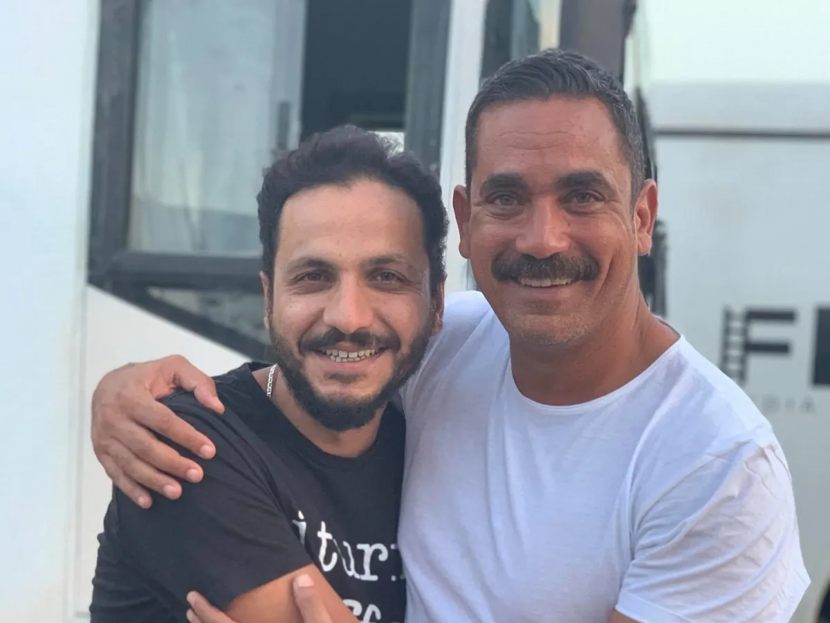 أمير كرارة وبيتر ميمي - الصورة من حساب أمير كرارة على فيسبوك