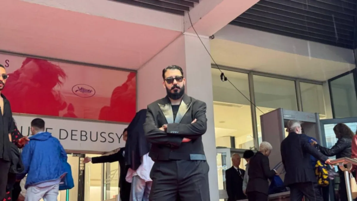 مراد مصطفى من العرض الخاص لفيلم "عائشة لا تستطيع الطيران"- تصوير معتز الشافعي