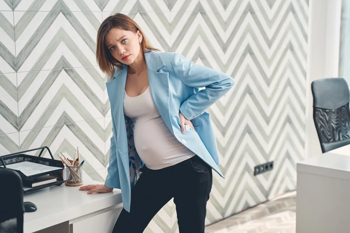 صورة لحامل تشعر بالتعب