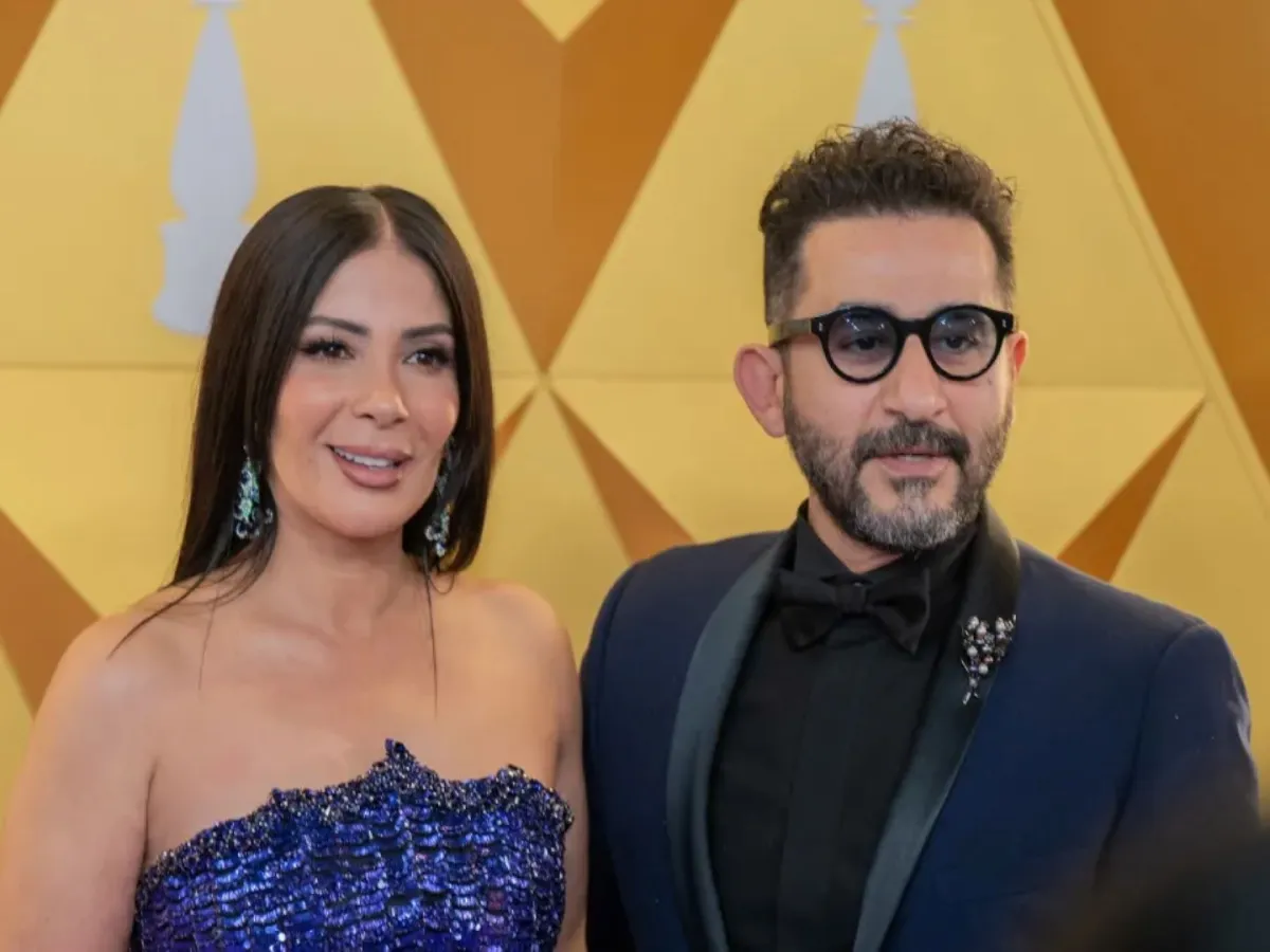 أحمد حلمي ومنى زكي- الصورة من المكتب الاعلامي لمجموعة mbc