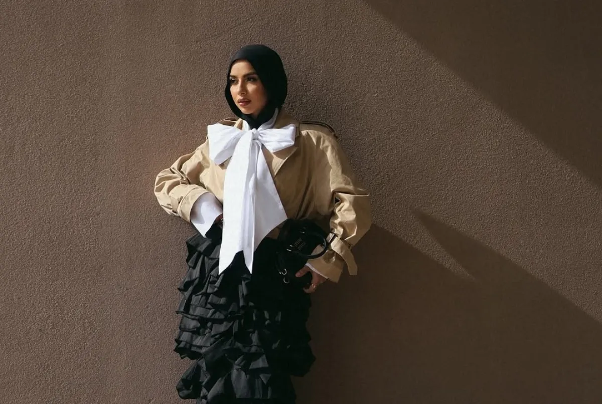 مدونة الموضة سهى طه- الصورة من حسابها على انستغرام