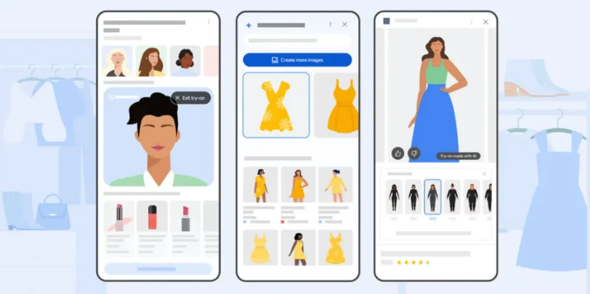 ميزة جديدة من جوجل.. شراء الملابس وتجربتها باستحدام الذكاء الاصطناعي