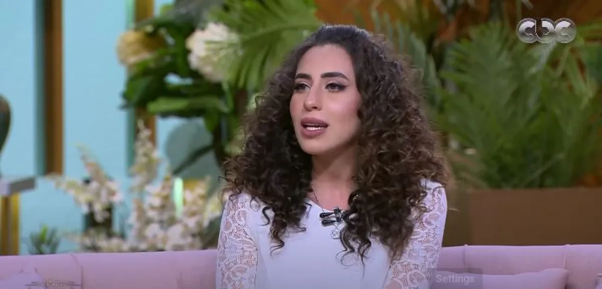 منة القيعي- الصورة من برنامج معكم منى الشاذلي