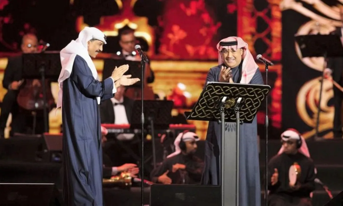 علي بن محمد وعبدالله الرويشد- الصورة من حساب علي بن محمد على تويتر