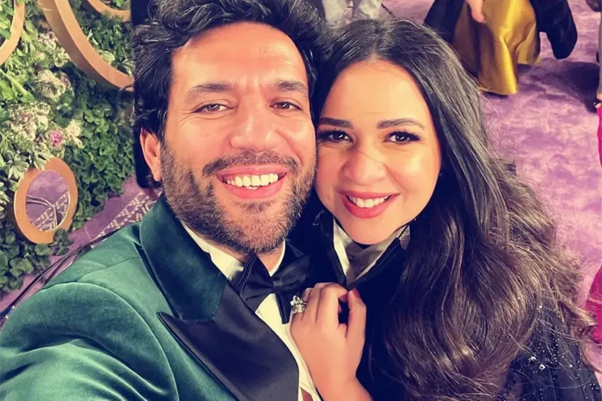 إيمي سمير غانم وزوجها حسن الرداد  الصورة من حسابه الخاص على إنستغرام