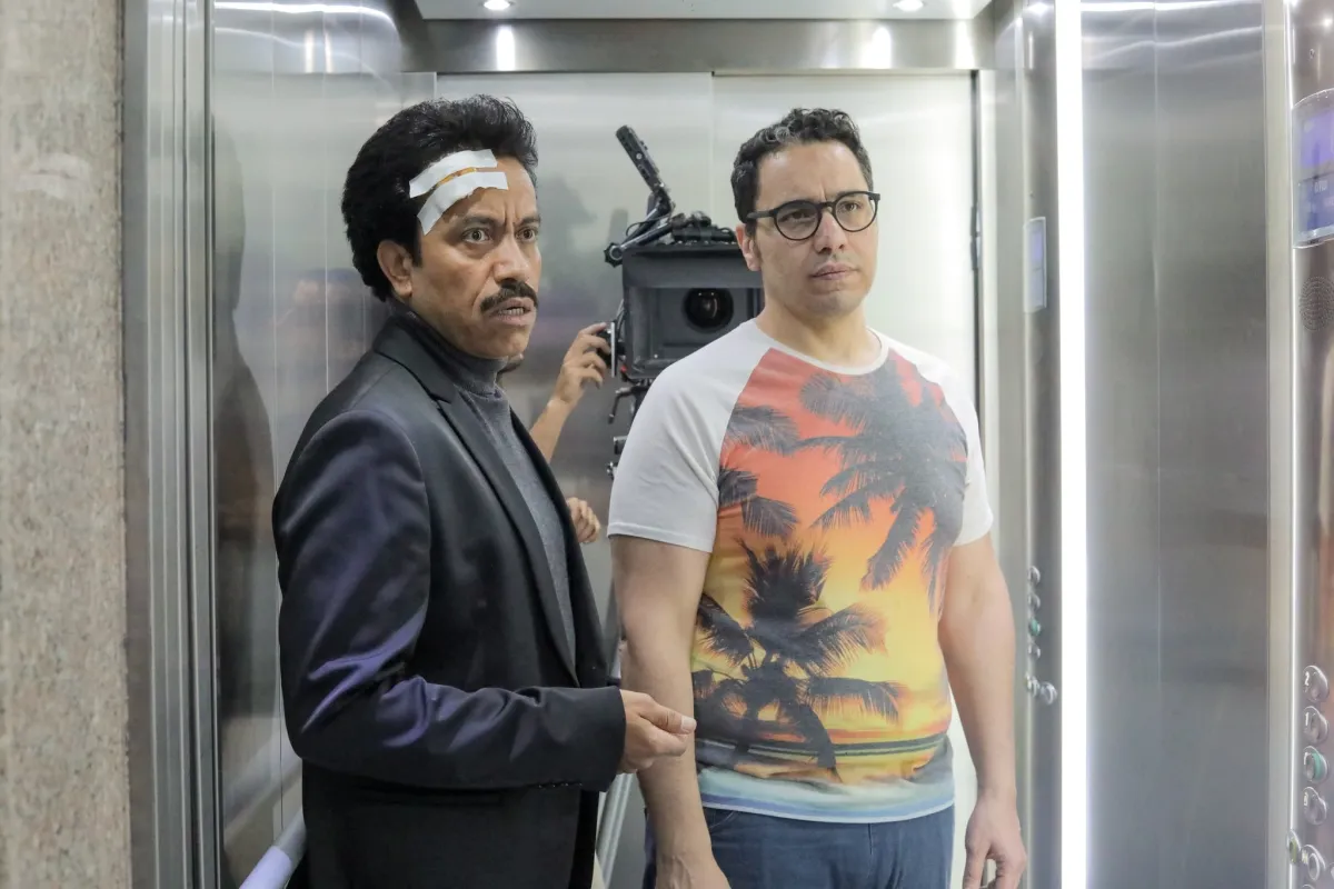 سامح حسين والمخرج هاني حمدي من كواليس التصوير - الصورة من حساب المخرج على فيسبوك