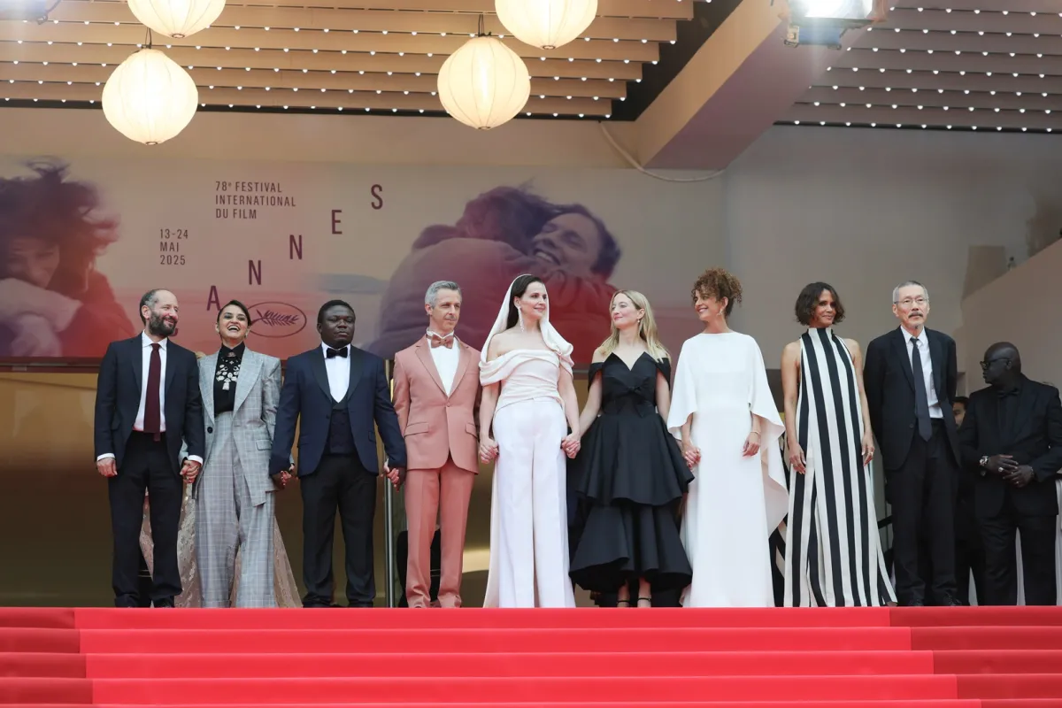 أعضاء لجنة تحكيم مسابقات مهرجان كان السينمائي الدولي 2025 (مصدر الصورة: Vittorio Zunino Celotto/Getty Images)