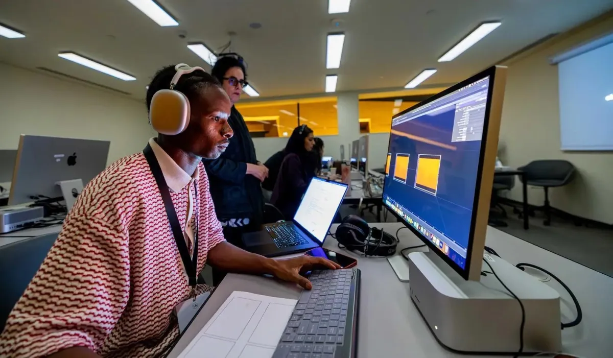 برنامج فني تفاعلي لشهر مايو بتوقيع مركز الدرعية لفنون المستقبل - الصورة من واس