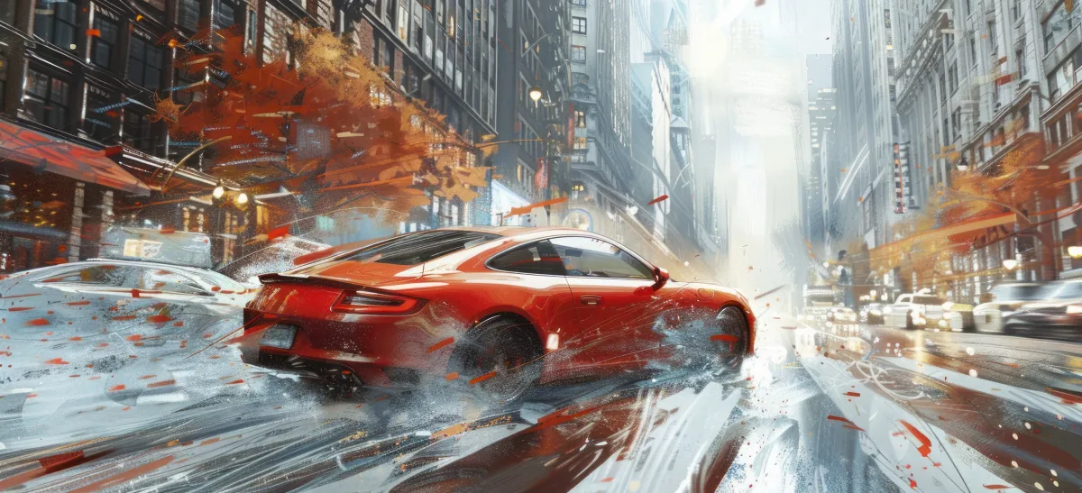 نظرية السيارة الحمراء - الصورة من freepik