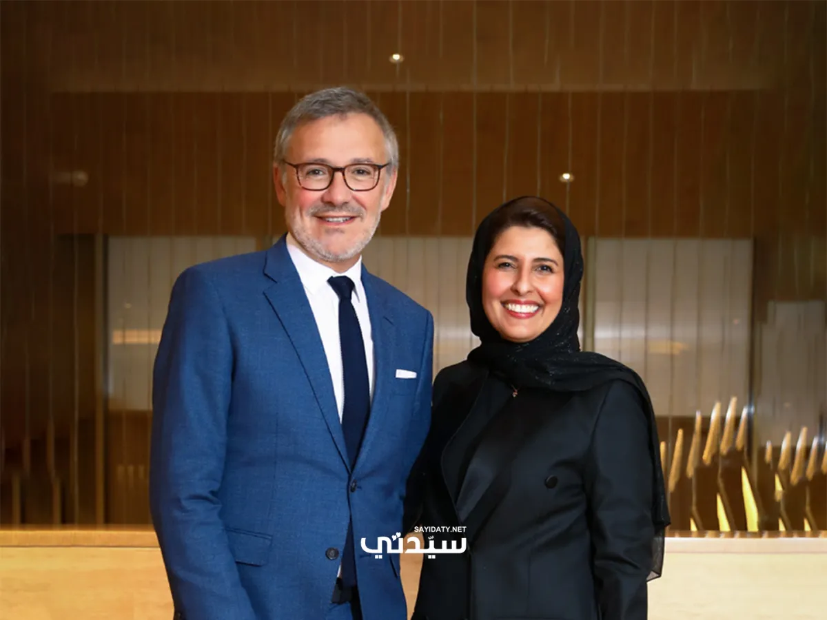   رئيسة تحرير سيدتي لمى الشثري ورئيس العلامة التِجارية والتواصل الدولي في "ذا بيستر كولكشن" لوران فيناي