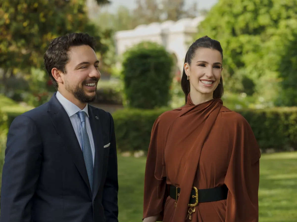 الأميرة رجوة والأمير الحسين- صورة خاصة 