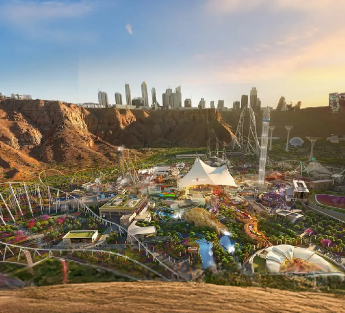 مدينة القدية الترفيهية (الصورة من صفحة qiddiya الرسمية على انستغرام) 