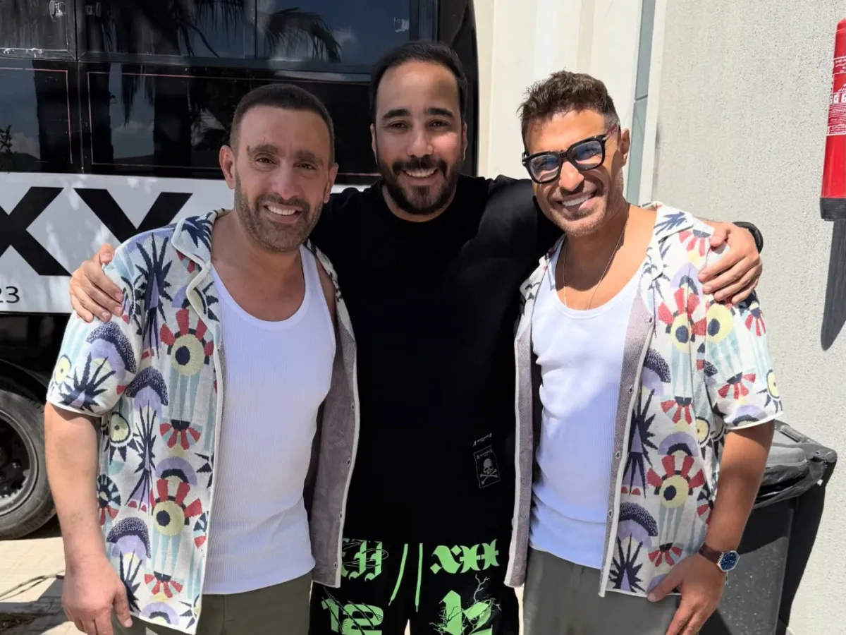 أحمد السقا وأحمد فهمي من كواليس أحمد وأحمد- الصورة من حساب أحمد درويش مدير أعمال أحمد فهمي على إنستغرام