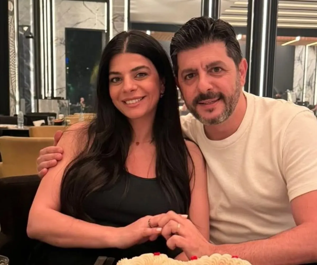 طوني عيسى وزوجته أمونة عيد - الصورة من حساب أمونة على إنستغرام