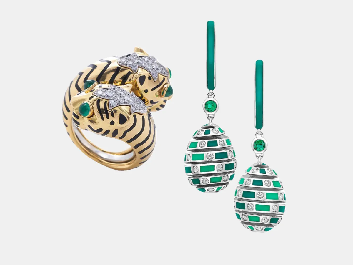 مجوهرات الزمرد الأخضر