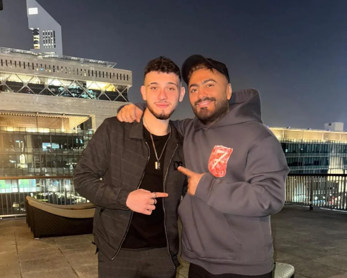 الشامي مع تامر حسني- الصورة من حساب الشامي على إنستغرام