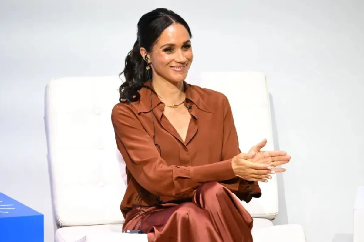 ميغان ماركل في كولومبيا (Meghan Markle in Colombia). مصدر الصورة: Raul ARBOLEDA / AFP