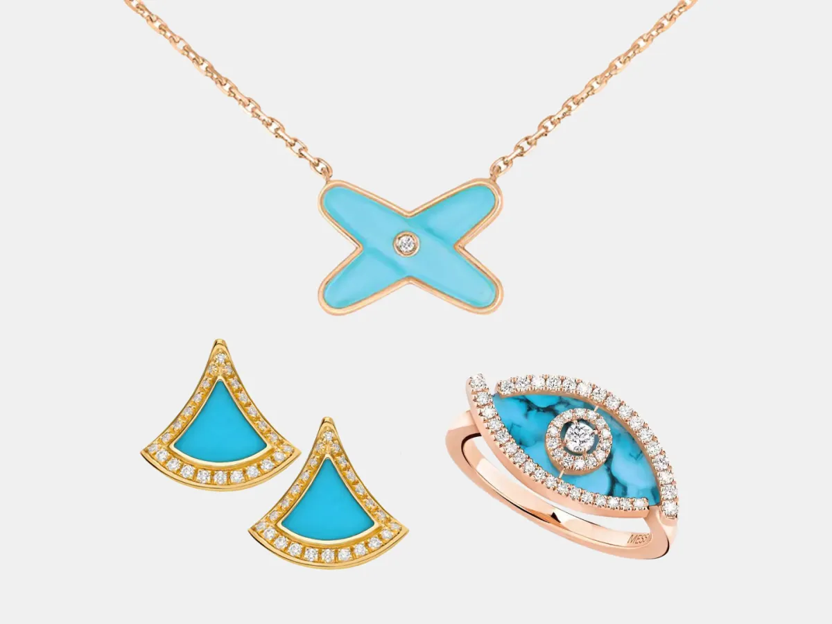 مجوهرات بحجر الفيروز