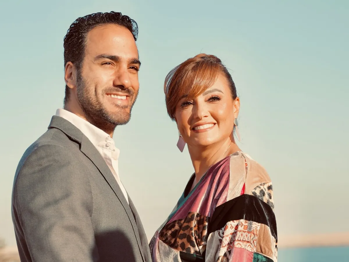 بشرى وخالد حميدة - الصورة من حساب بشرى على إنستغرام