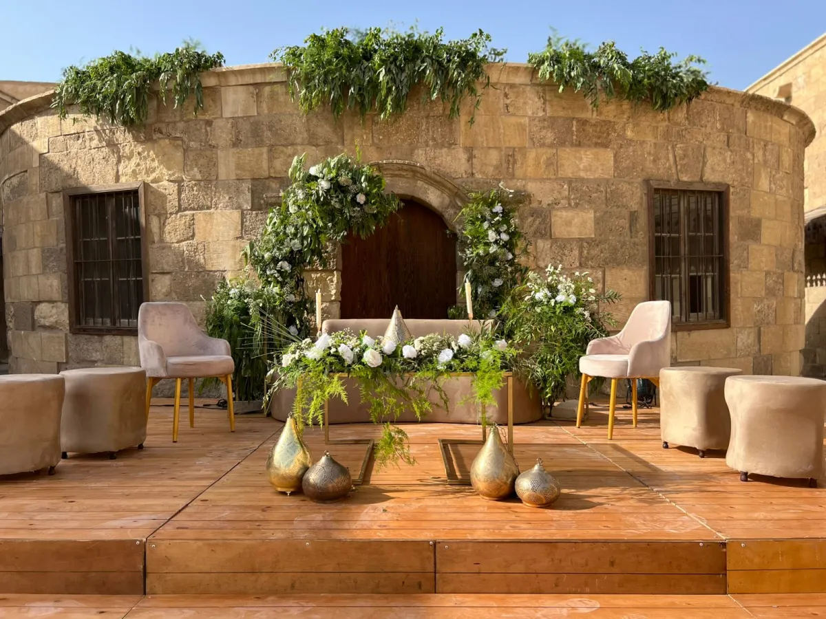 ديكورات حفل الزفاف