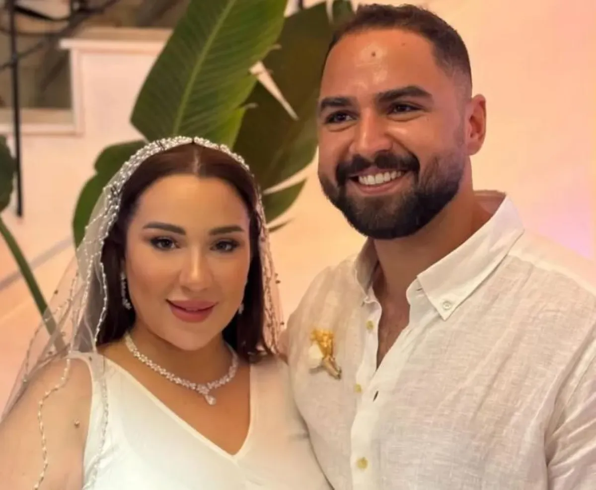 زفاف أسما شريف منير -الصورة من حسابها على إنستغرام