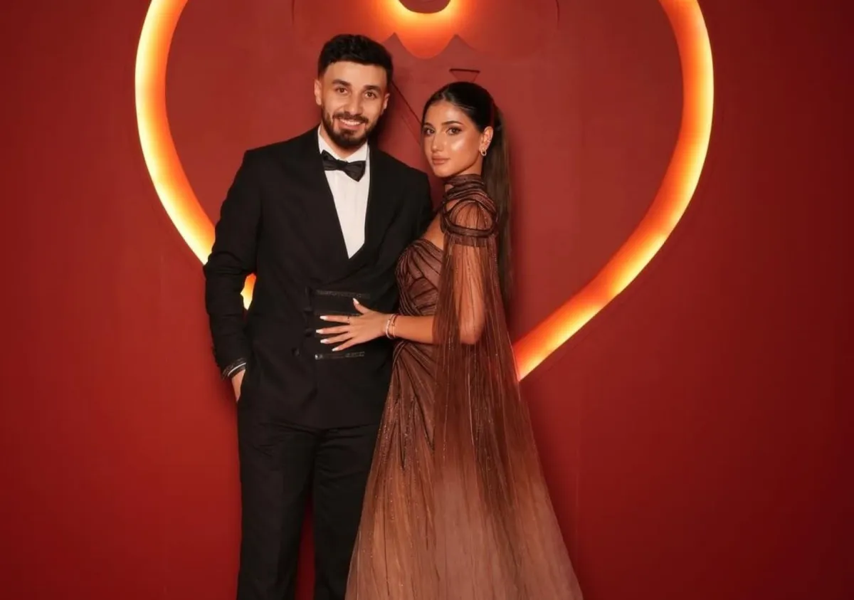 شيرين بيوتي وأسامة مروة - الصورة من حساب أسامة على إنستغرام